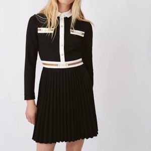 Black Collared Maje size 38 Dress
